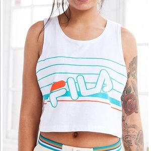 Urban Outfitters Fila Crop Tank Top